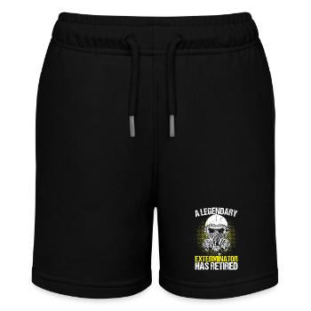 Pest Control Exterminator - Stanley/Stella MINI BOLTER Organic Teen Jogging Shorts - black - Front