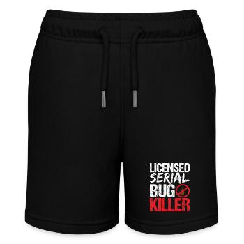 Schädlingsbekämpfung Kammerjäger - Stanley/Stella Teenager Bio-Joggingshorts MINI BOLTER - Schwarz - Vorne