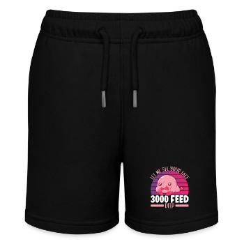 Cute Blob Fish Ugly Fish - Stanley/Stella MINI BOLTER Organic Teen Jogging Shorts - black - Front