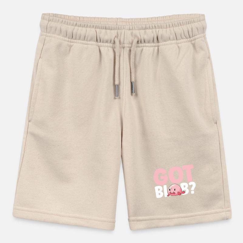 Cute Blob Fish Ugly Fish Stanley/Stella MINI BOLTER Organic Teen Jogging Shorts