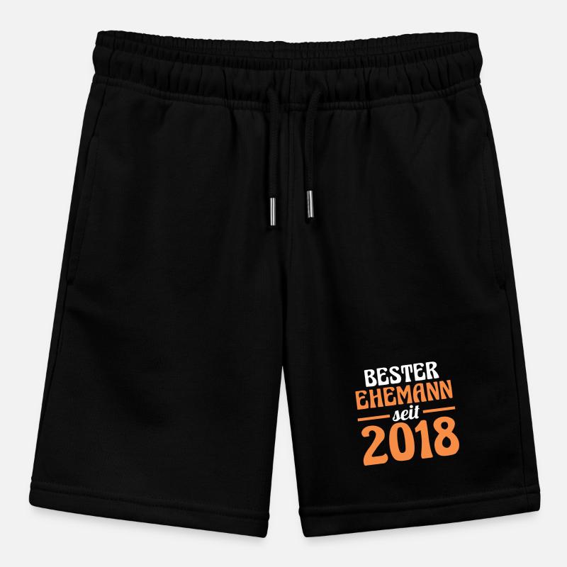 Valentinstag Bester Ehemann Seit 2018 Stanley/Stella Teenager Bio-Joggingshorts MINI BOLTER
