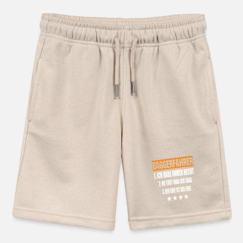Baggerfahrer Stanley/Stella Teenager Bio-Joggingshorts MINI BOLTER