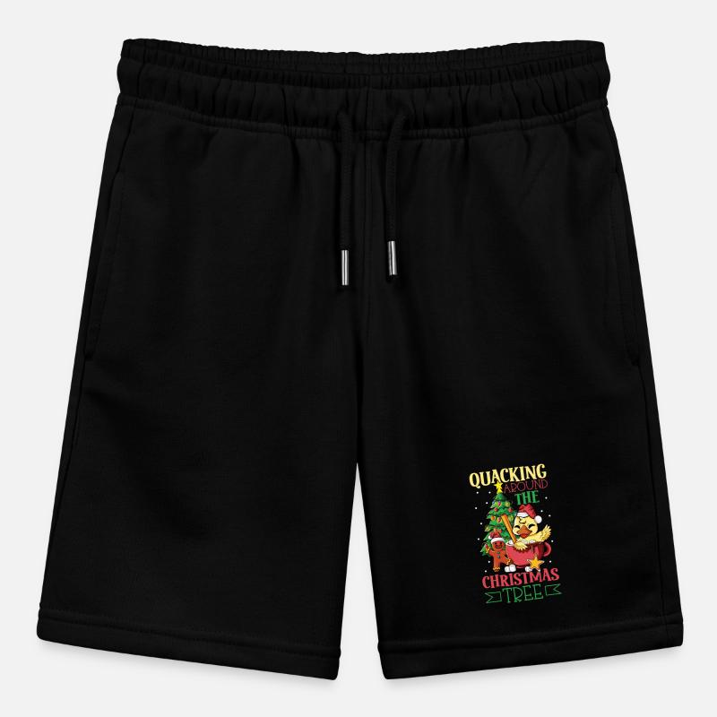 Christmas Duck Stanley/Stella MINI BOLTER Organic Teen Jogging Shorts
