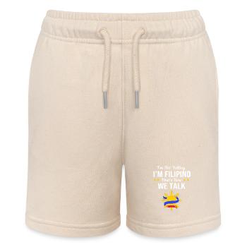 Filipino Philippines - Stanley/Stella MINI BOLTER Organic Teen Jogging Shorts - soft Ecru - Front