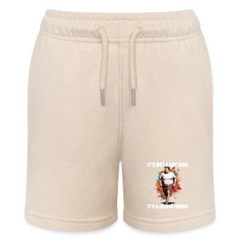 Humorous Father Saying Perfect Style - Stanley/Stella MINI BOLTER Organic Teen Jogging Shorts - soft Ecru - Front