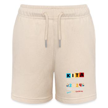 daycare graduates 2024 a legend goes. - Stanley/Stella MINI BOLTER Organic Teen Jogging Shorts - soft Ecru - Front