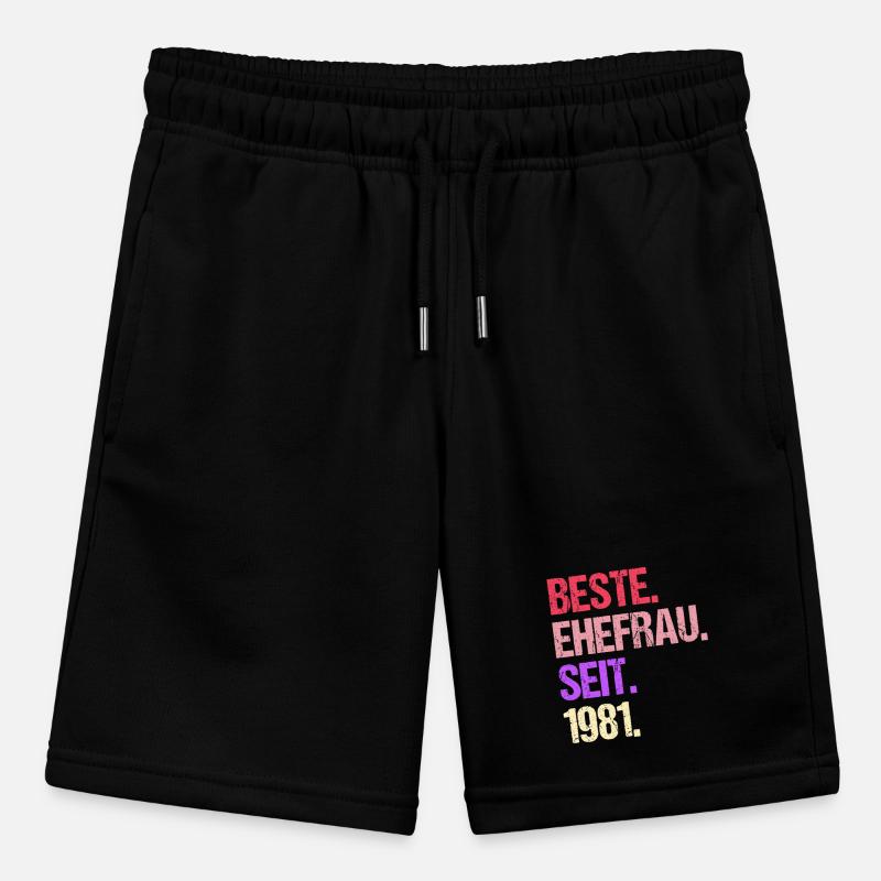 Valentinstag Beste Ehefrau Seit 1981 Stanley/Stella Teenager Bio-Joggingshorts MINI BOLTER