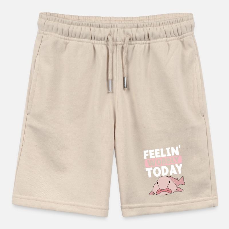 Cute Blob Fish Ugly Fish Stanley/Stella MINI BOLTER Organic Teen Jogging Shorts