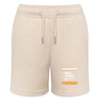 Road Builder Relationship Status Road Construction Occupation - Stanley/Stella MINI BOLTER Organic Teen Jogging Shorts - soft Ecru - Front
