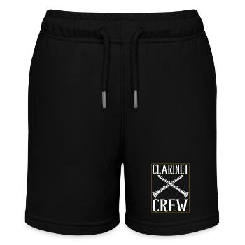 Clarinet Wind Instrument Clarinet player - Stanley/Stella MINI BOLTER Organic Teen Jogging Shorts - black - Front