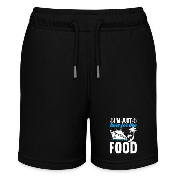 Cruise Holiday Cruise Ship - Stanley/Stella MINI BOLTER Organic Teen Jogging Shorts - black - Front