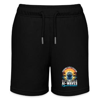 Kreuzfahrt Urlaub Kreuzfahrtschiff - Stanley/Stella Teenager Bio-Joggingshorts MINI BOLTER - Schwarz - Vorne