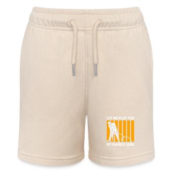 Construction worker construction site - Stanley/Stella MINI BOLTER Organic Teen Jogging Shorts - soft Ecru - Front