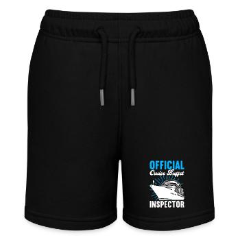 Cruise Holiday Cruise Ship - Stanley/Stella MINI BOLTER Organic Teen Jogging Shorts - black - Front