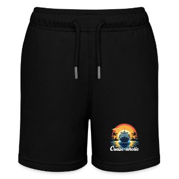 Cruise Holiday Cruise Ship - Stanley/Stella MINI BOLTER Organic Teen Jogging Shorts - black - Front