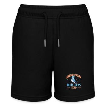 I love my blue jay - Stanley/Stella MINI BOLTER Organic Teen Jogging Shorts - black - Front