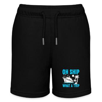 Cruise Holiday Cruise Ship - Stanley/Stella MINI BOLTER Organic Teen Jogging Shorts - black - Front