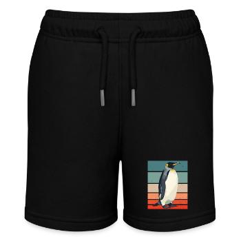 Pingouin rétro - Short bio MINI BOLTER Stanley/Stella Ado - noir - Devant