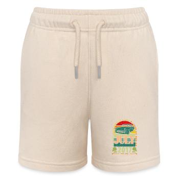 Geburtstagsgeschenk Juli 2017. - Stanley/Stella Teenager Bio-Joggingshorts MINI BOLTER - Natur - Vorne