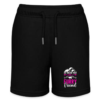 Hausbesitzer Einweihungsparty - Stanley/Stella Teenager Bio-Joggingshorts MINI BOLTER - Schwarz - Vorne