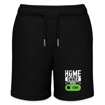 Hausbesitzer Einweihungsparty - Stanley/Stella Teenager Bio-Joggingshorts MINI BOLTER - Schwarz - Vorne