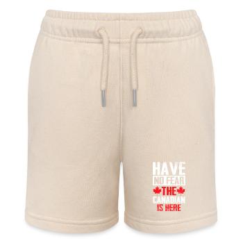Have No Fear The Canadian Is Here Canada - Stanley/Stella Teenager Bio-Joggingshorts MINI BOLTER - Natur - Vorne