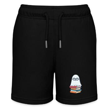 Book Lover Style Small Books Spirit Halloween - Stanley/Stella MINI BOLTER Organic Teen Jogging Shorts - black - Front