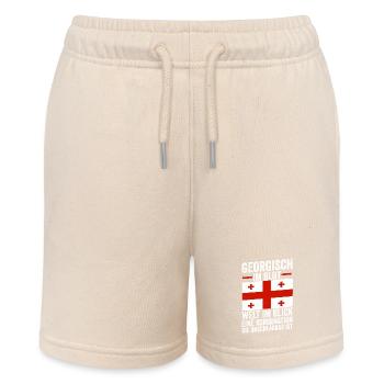 Georgier Georgien - Stanley/Stella Teenager Bio-Joggingshorts MINI BOLTER - Natur - Vorne