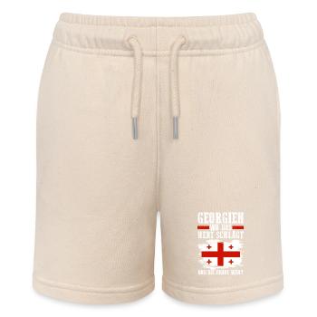 Georgian Georgia - Stanley/Stella MINI BOLTER Organic Teen Jogging Shorts - soft Ecru - Front