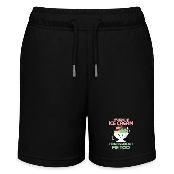 Je me demande si Ice Cream pense aussi à moi Cone Sc - Short bio MINI BOLTER Stanley/Stella Ado - noir - Devant
