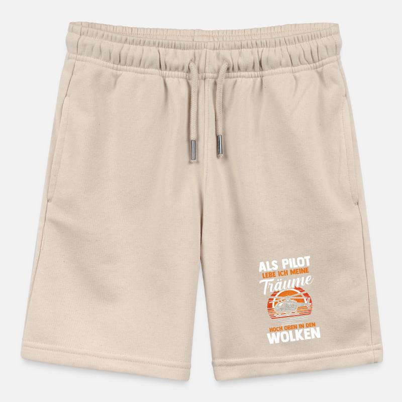 Pilot Flying Aviator Helicopter Helicopter Stanley/Stella MINI BOLTER Organic Teen Jogging Shorts