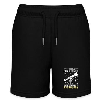 Atronome Astronomy - Stanley/Stella MINI BOLTER Organic Teen Jogging Shorts - black - Front