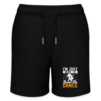 Ballsaal Tanz Ballsaaltänzer Gesellschaftstänzer - Stanley/Stella Teenager Bio-Joggingshorts MINI BOLTER - Schwarz - Vorne