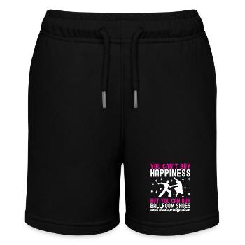 Ballsaal Tanz Ballsaaltänzer Gesellschaftstänzer - Stanley/Stella Teenager Bio-Joggingshorts MINI BOLTER - Schwarz - Vorne