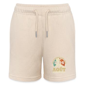 Vintage August 1994 Vintage Jubiläumsgeschenk - Stanley/Stella Teenager Bio-Joggingshorts MINI BOLTER - Natur - Vorne
