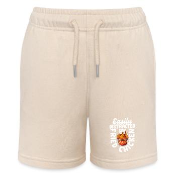 Easily Disreacted By Fried Chicken Fast Food Fry - Stanley/Stella Teenager Bio-Joggingshorts MINI BOLTER - Natur - Vorne