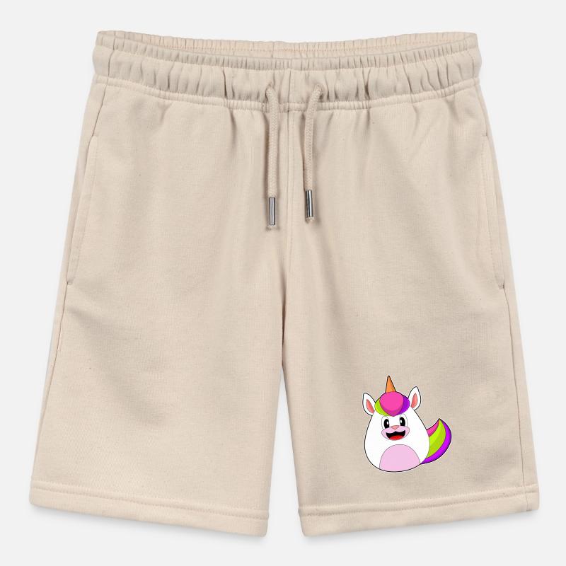 Unicorn Easter Easter Egg Stanley/Stella MINI BOLTER Organic Teen Jogging Shorts