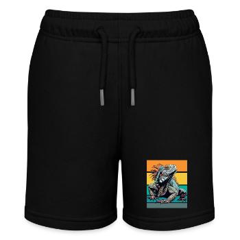 Iguane rétro - Short bio MINI BOLTER Stanley/Stella Ado - noir - Devant