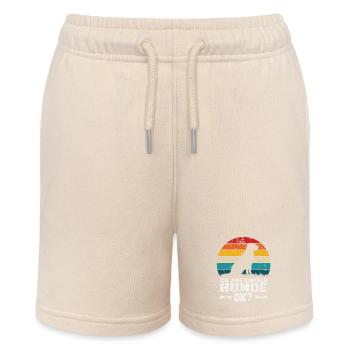 I like dogs - Stanley/Stella MINI BOLTER Organic Teen Jogging Shorts - soft Ecru - Front