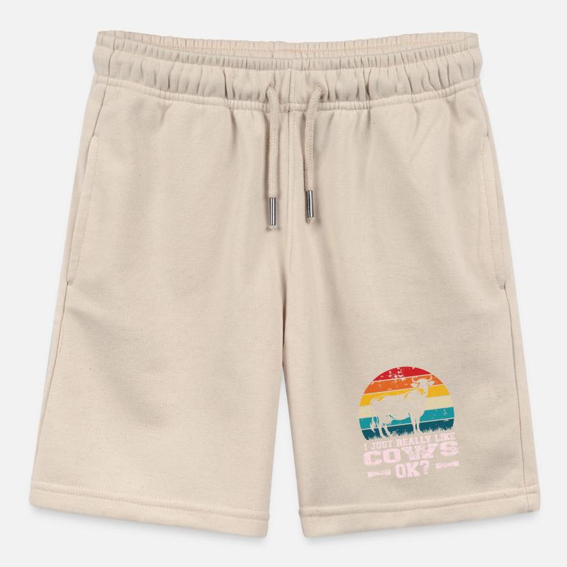 I like cows Stanley/Stella MINI BOLTER Organic Teen Jogging Shorts