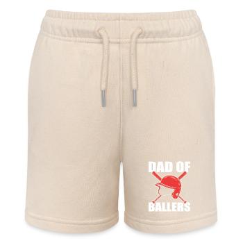 Softball Softball Player Father Father's Day Dad - Stanley/Stella MINI BOLTER Organic Teen Jogging Shorts - soft Ecru - Front
