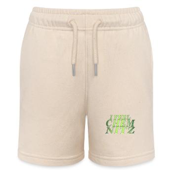 I FEEL CHEMNITZ - Stanley/Stella Teenager Bio-Joggingshorts MINI BOLTER - Natur - Vorne
