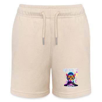MEOWTER SPACE - Stanley/Stella MINI BOLTER Organic Teen Jogging Shorts - soft Ecru - Front