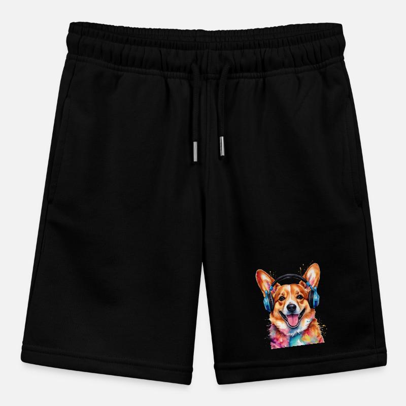 Corgi Casque Chien Coloré Drôle Animal Design Imprimer Short bio MINI BOLTER Stanley/Stella Ado