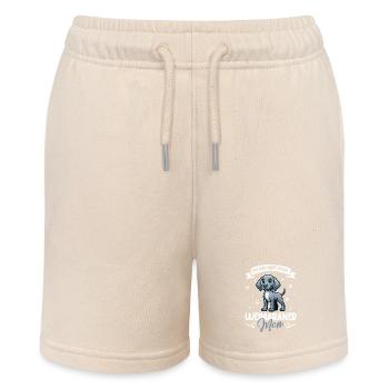 Weimaraner Mama - Stanley/Stella Teenager Bio-Joggingshorts MINI BOLTER - Natur - Vorne