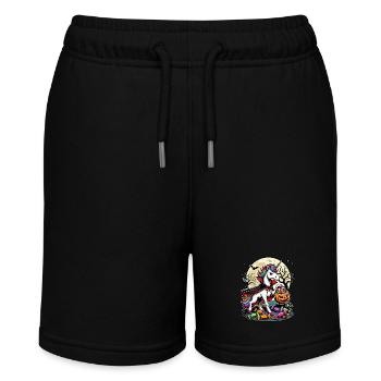 Drôle de licorne vampire aime les bonbons - Short bio MINI BOLTER Stanley/Stella Ado - noir - Devant