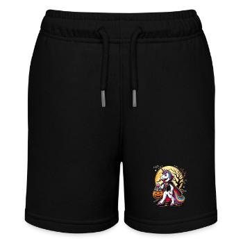 Drôle de licorne vampire aime les bonbons - Short bio MINI BOLTER Stanley/Stella Ado - noir - Devant