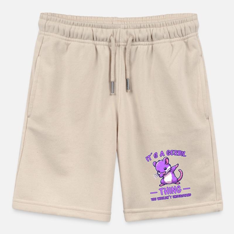 Dabbing Gerbil Saying Racing Rat Gerbil Gift Stanley/Stella MINI BOLTER Organic Teen Jogging Shorts