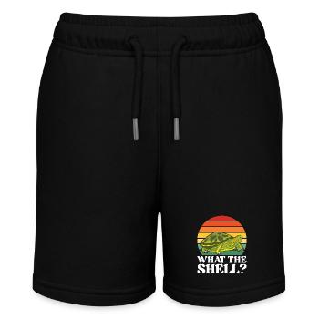 Turtle Red-eared Turtle - Stanley/Stella MINI BOLTER Organic Teen Jogging Shorts - black - Front