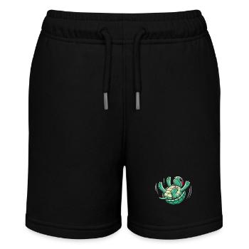 Turtle Red-eared Turtle - Stanley/Stella MINI BOLTER Organic Teen Jogging Shorts - black - Front